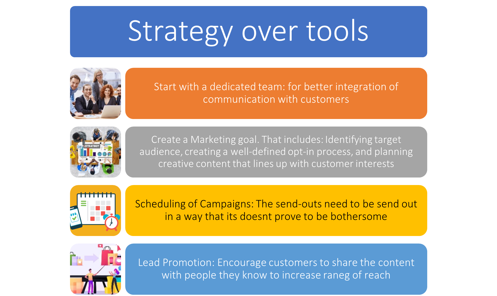 Strategy Over Tools